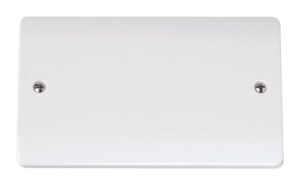 Click Curva 2 Gang Blank Plate