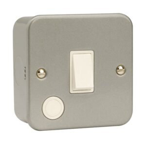 Click Metal Clad 20A Dp Switch With Optional Flex Outlet