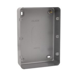 Click Metal Clad 2G 3 Row Metal Clad Back Box 50Mm Deep
