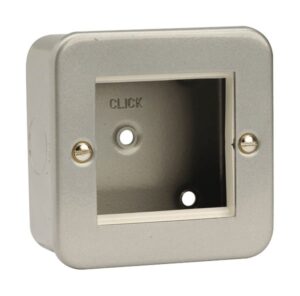 Click Metal Clad Single Plate (Twin Media Module Aperture)