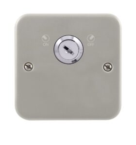Click Metal Clad 20A Double Pole Key Lockable Switch