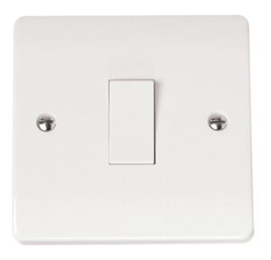 Click Mode 10Ax 1 Gang 1 Way Plate Switch