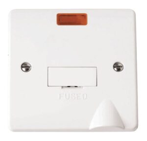 Click Mode 13A Fused Connection Unit With Flex Outlet & Neon