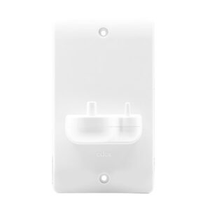 Click Mode 2 Gang (Vertical) Single In-Wall Oral-B Electric Toothbrush Charger With Holder