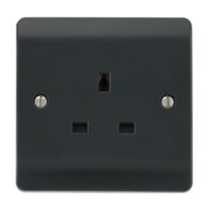 Click Mode 13A 1 Gang 3 Pin Safety Shutter Unswitched Socket Outlet Part M