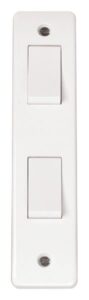 Click Mode 10Ax 2 Gang 2 Way Architrave Switch