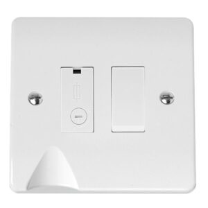Click Mode 13A Switched Fused Connection Unit With Flex Outlet
