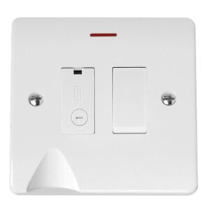 Click Mode 13A Switched Fused Connection Unit With Led With Flex Outlet