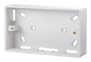 Click Mode 2 Gang 29Mm Deep Pvc Pattress Box Trunking