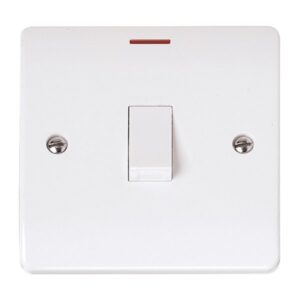 Click Mode 20A Double Pole Switch With Led