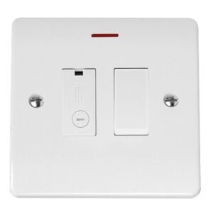 Click Mode 13A Switched Fused Connection Unit With Led Without Flex Outlet