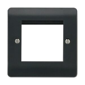 Click Mode 1 Gang Plate Twin New Media Aperture