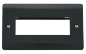 Click Mode 2 Gang Plate 6 In-Line Aperture