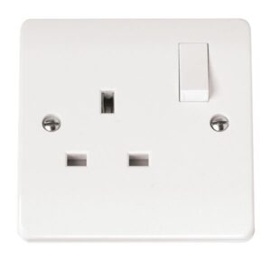 Click Mode 13A 1 Gang Socket Outlet Dp Switched (Twin Earth Terminals)