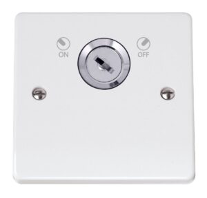 Click Mode 20A Double Pole Key Lockable Switch