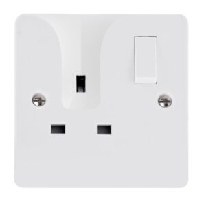 Click Mode 13A 1G Dp Switched Locating Plug Socket
