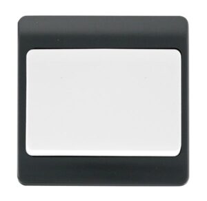 Click Mode 10Ax 1 Gang Wide Rocker Intermediate Switch Anthracite Grey