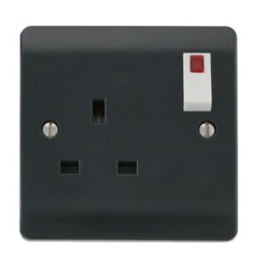 Click Mode 13A 1 Gang Dp Switched Socket Outlet With Neon