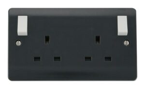 Click Mode 13A 2 Gang Dp (O/B) Switched Socket Outlet