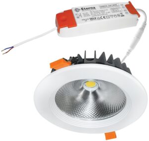 Eterna 25W DIMMABLE Cob LED Recessed Commercial Downlight