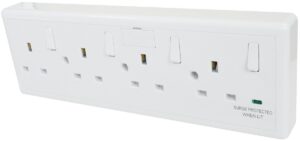 Eterna Converter Socket 1 Or 2 Gang To 4 Gang