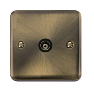 Click Deco Plus Single Isolated Coaxial Outlet