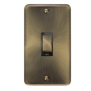 Click Deco Plus 45A Ingot 2 Gang Dp Switch