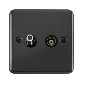 Click Deco Plus Isolated Satellite & Isolated Coaxial Outlet