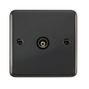 Click Deco Plus Single Isolated Coaxial Outlet