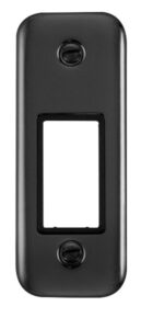 Click Deco Plus 1 Gang Minigrid Unfurnished Architrave Plate 1 Aperture