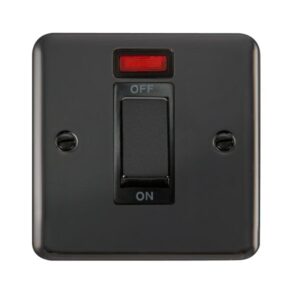 Click Deco Plus 45A Ingot 1 Gang Dp Switch With Neon