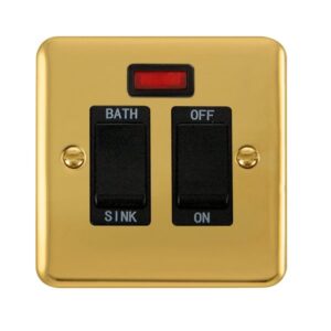 Click Deco Plus 20A Dp Sink/Bath Switch With Neon