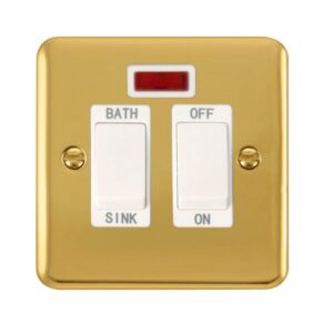 Click Deco Plus 20A Dp Sink/Bath Switch With Neon