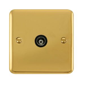 Click Deco Plus Single Isolated Coaxial Outlet