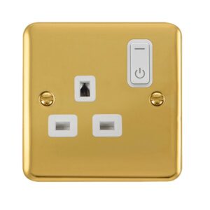Click Deco Plus Ingot 13A 1G Rf Smart Socket Deco+ Br Wh