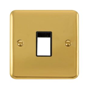 Click Deco Plus 1 Gang Minigrid Unfurnished Plate 1 Aperture