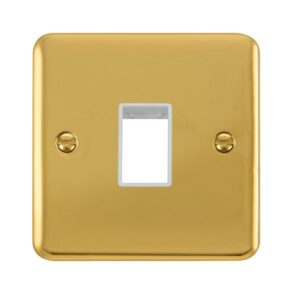 Click Deco Plus 1 Gang Minigrid Unfurnished Plate 1 Aperture