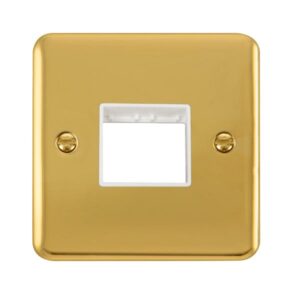 Click Deco Plus 1 Gang Minigrid Unfurnished Plate 2 Apertures