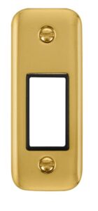 Click Deco Plus 1 Gang Minigrid Unfurnished Architrave Plate 1 Aperture