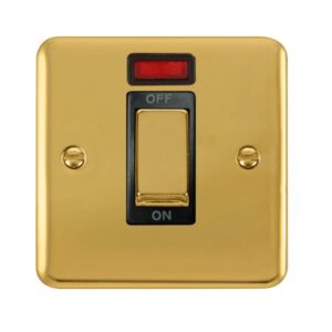 Click Deco Plus 45A Ingot 1 Gang Dp Switch With Neon