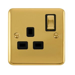 Click Deco Plus 13A Ingot 1 Gang Dp Switched Socket