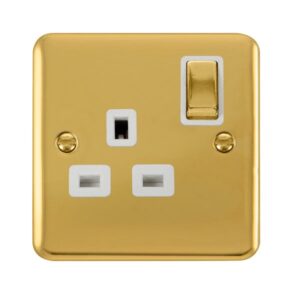 Click Deco Plus 13A Ingot 1 Gang Dp Switched Socket