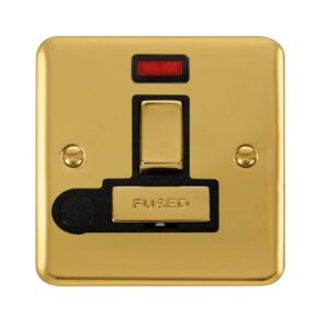 Click Deco Plus 13A Ingot Dp Switched Fused Connection Unit With Neon