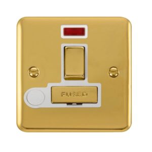 Click Deco Plus 13A Ingot Dp Switched Fused Connection Unit With Neon