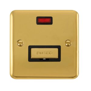 Click Deco Plus 13A Ingot Fused Connection Unit With Neon