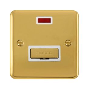 Click Deco Plus 13A Ingot Fused Connection Unit With Neon