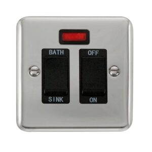 Click Deco Plus 20A Dp Sink/Bath Switch With Neon