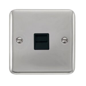 Click Deco Plus Single Telephone Outlet Secondary