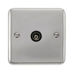 Click Deco Plus Single Isolated Coaxial Outlet