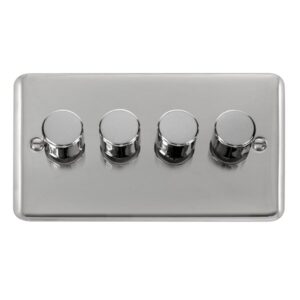 Click Deco Plus Dpch 4Gang 2Way 75W Led Dimmer Switch